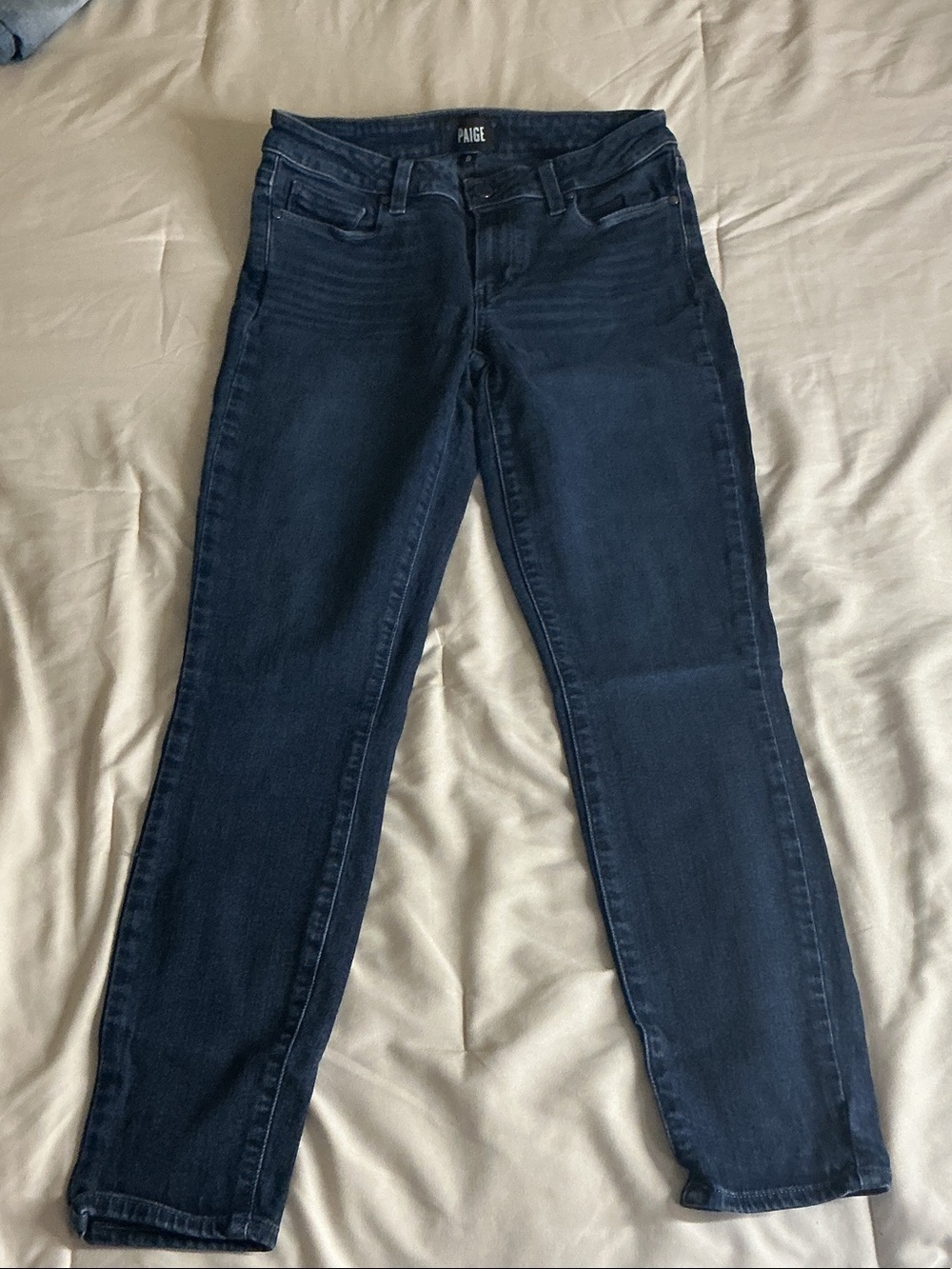PAIGE Women's Dark Indigo Skinny Jeans